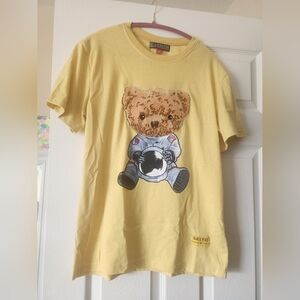 Ralph Lauren Like Black Pike Yellow Short Sleeve Tee